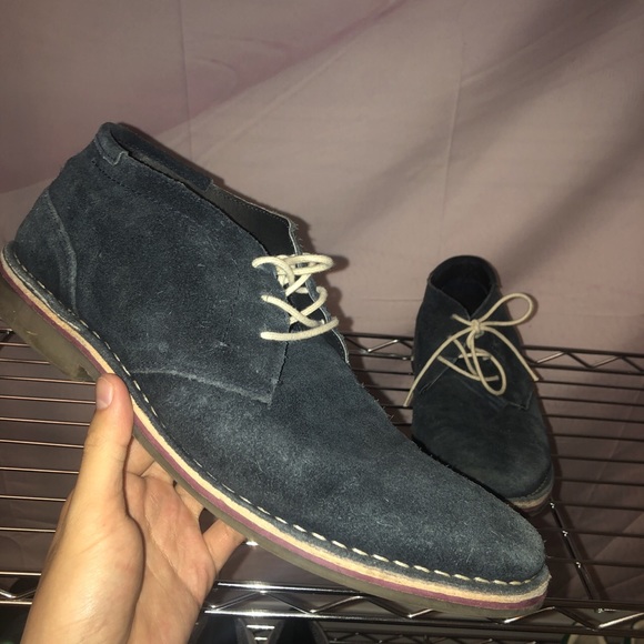 kenneth cole navy desert boot - Picture 3 of 3